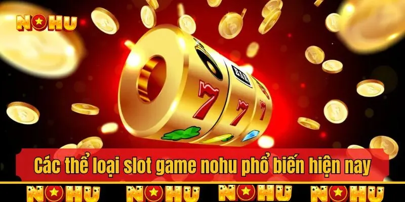 Các thể loại slot game nohu phổ biến hiện nay