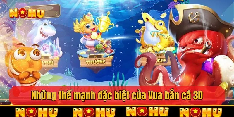 Vua săn cá có hệ thống nâng cấp với nhiều cấp độ chơi